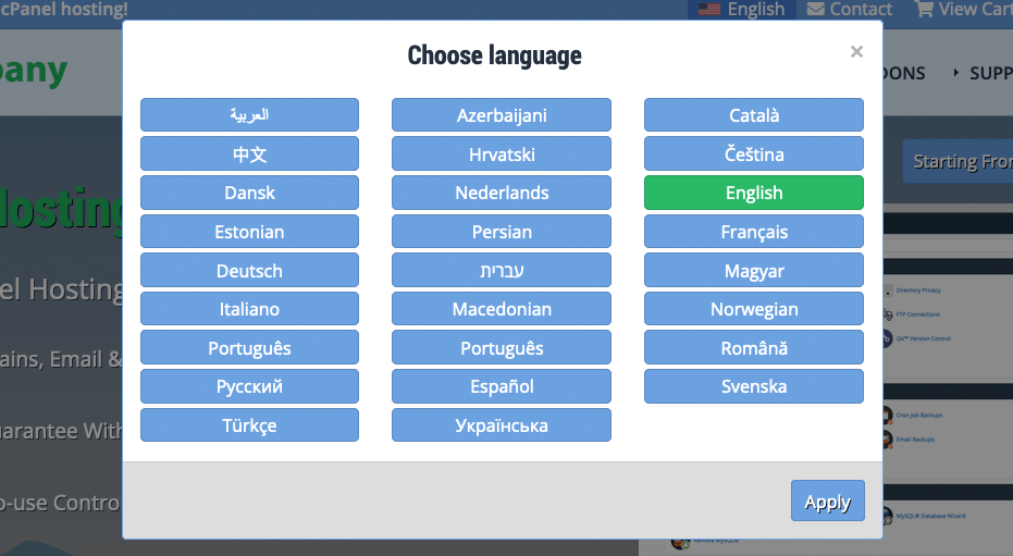 Multi-Language Supported Clientexec Template