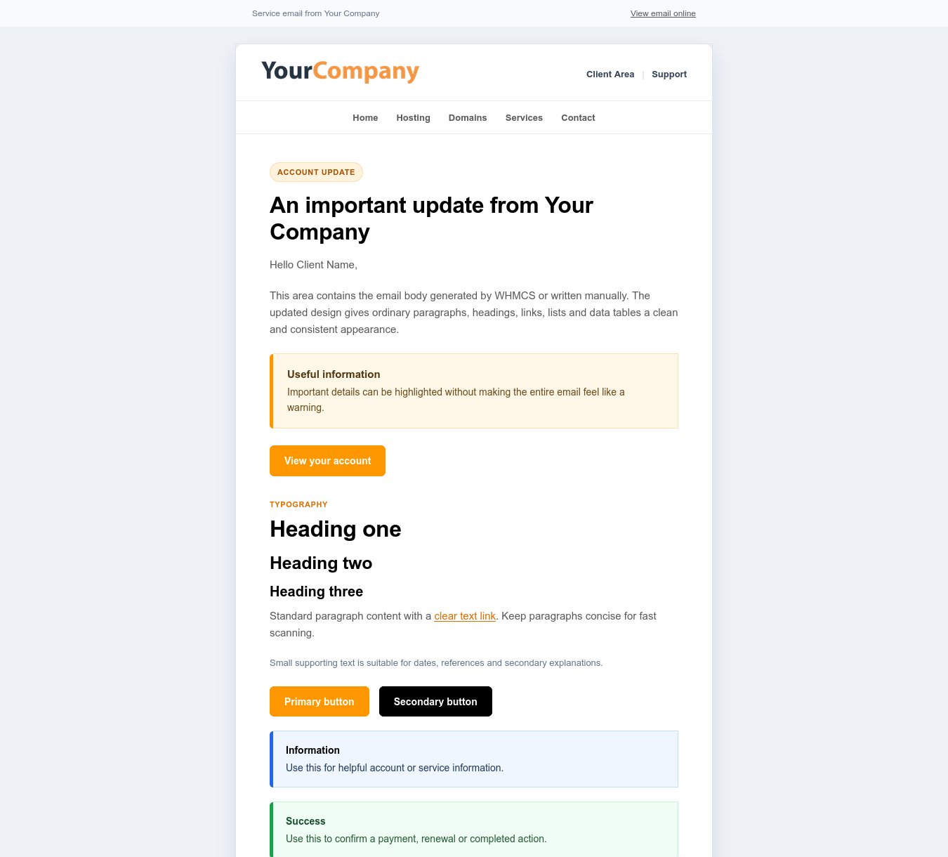 Flex Mail Email Template