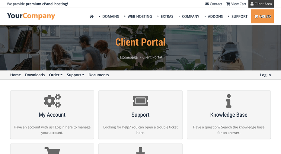 WizardPanel Blesta integration for WordPress