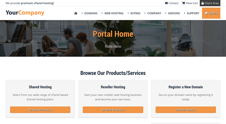 WizardPanel WHMCS integration for WordPress