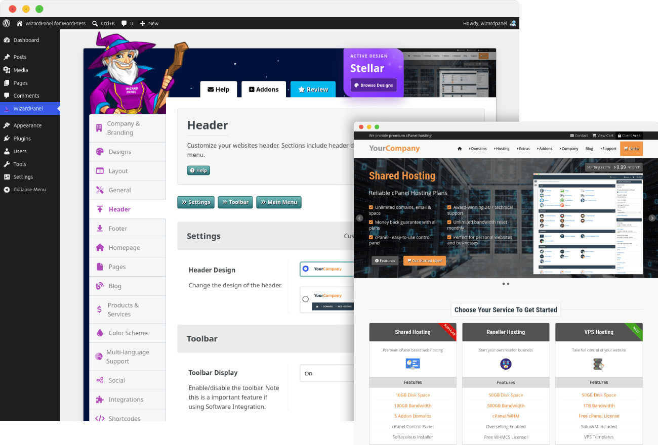 WizardPanel for WordPress